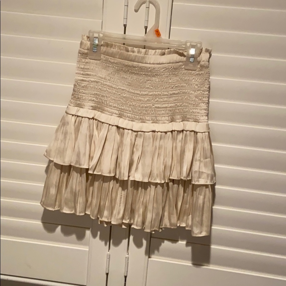 golden skirt never worn w tags size small